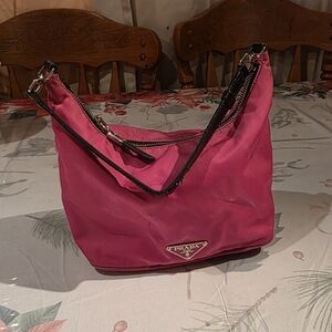 Prada Fuchsia Hobo Bag
